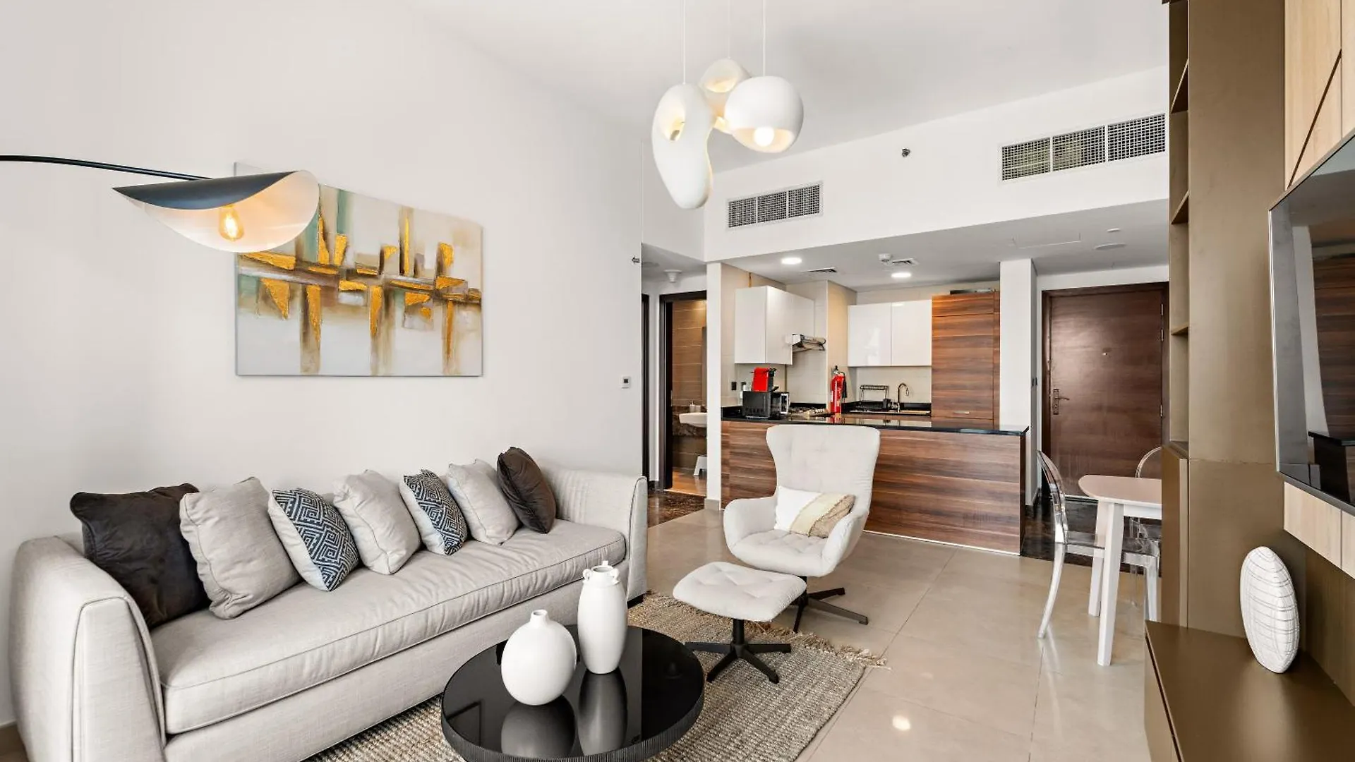 Waterfront View 1Br Apt With Gym, Pool & Sauna Dubai 0*,